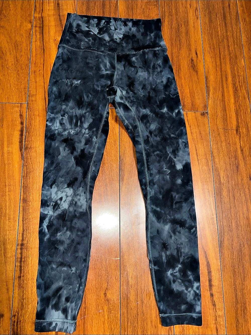lululemon Align Pant 26" *Diamond Dye Pitch Grey Leggings